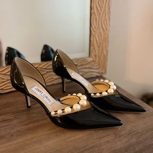 Jimmy Choo Aurelie Black Shoes